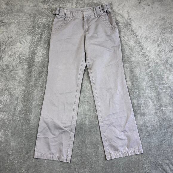 GAP Women's Khaki Straight Leg Pants Size 6 Utility Y2K Minimalist Casual - Picture 1 of 13